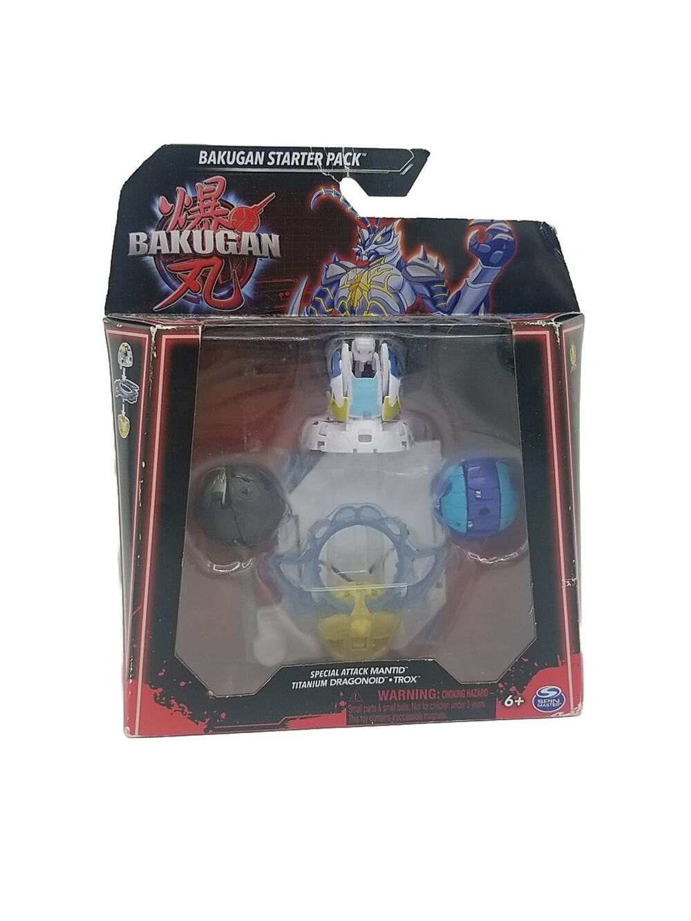 Bakugan Special Attack Mantid with Titanium Dragonoid and Trox Starter Pack